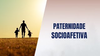 Paternidade socioafetiva [upl. by Nomit323]