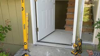 Jeld Wen Front Door Installation  Really crappy products and craftsmanship PART 1 [upl. by Malinowski]