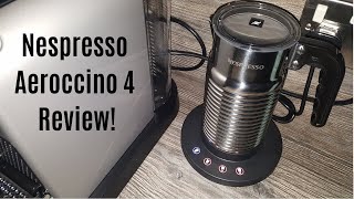 Nespresso Aeroccino 4 Milk Frother Review  Worth upgrading from the Aeroccino 3 [upl. by Mord]