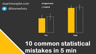 Ten Statistical Mistakes in 5 Min [upl. by Haisoj]