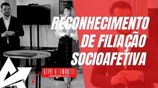 DIREITO DE FAMÍLIA Reconhecimento de filiação socioafetiva [upl. by Reggy]